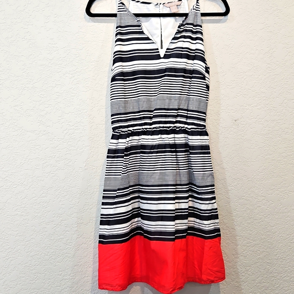 Banana Republic Sundress Navy and Red Size 4